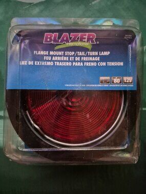 Blazer 4in Round Flush Mount Stop/Tail/Turn Light Model B430BLK